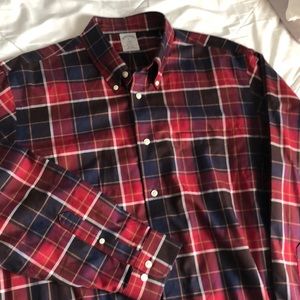 Men’s Brooks Brothers Size XL plaid flannel shirt